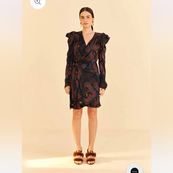 Farm Rio Sequin Toucans Mini Dress - Picture 7 of 9